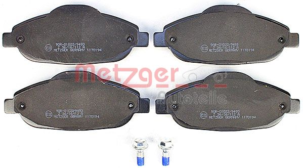 METZGER 1170194 Bremsbelagsatz, Scheibenbremse